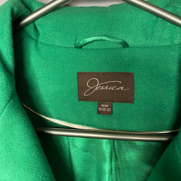 JESSICA Green Coat M - Picture 11 of 11